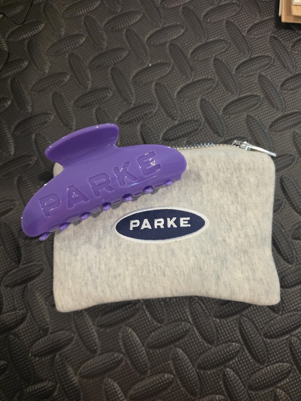 PARKE Amethyst Purple Claw Clip+Pouch- 💜SOLD OUT
